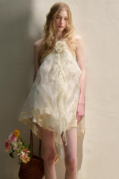 Breeze Halter Lace Dress