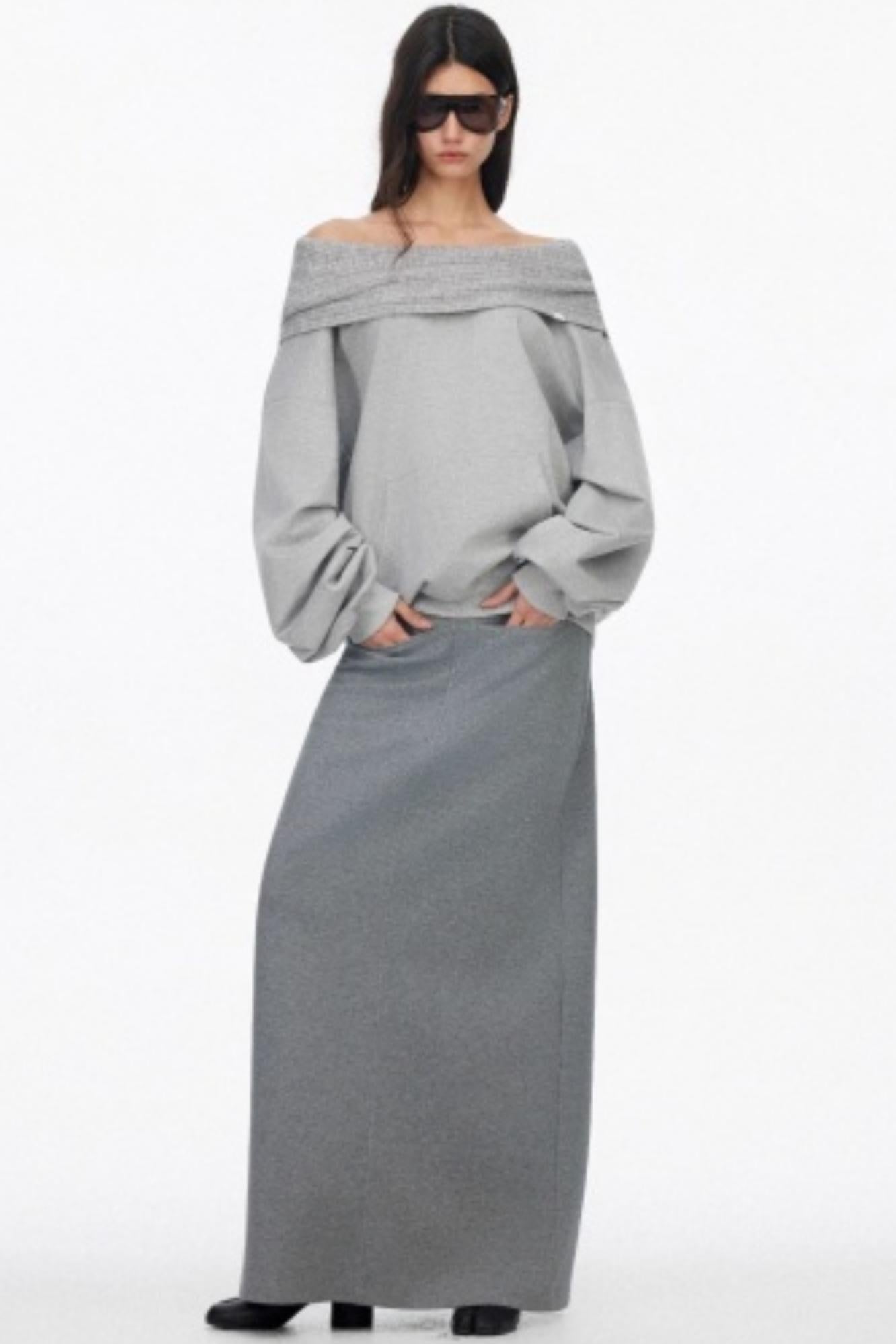 Versatile Slimming Straight Skirt
