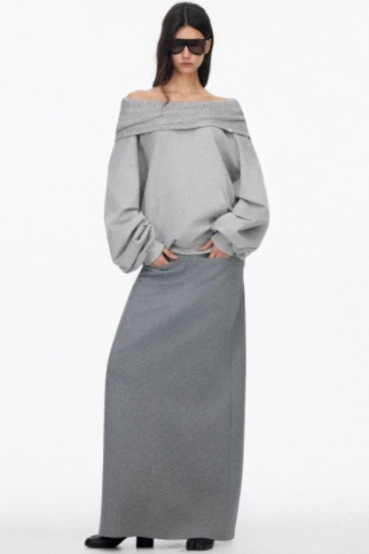 Versatile Slimming Straight Skirt