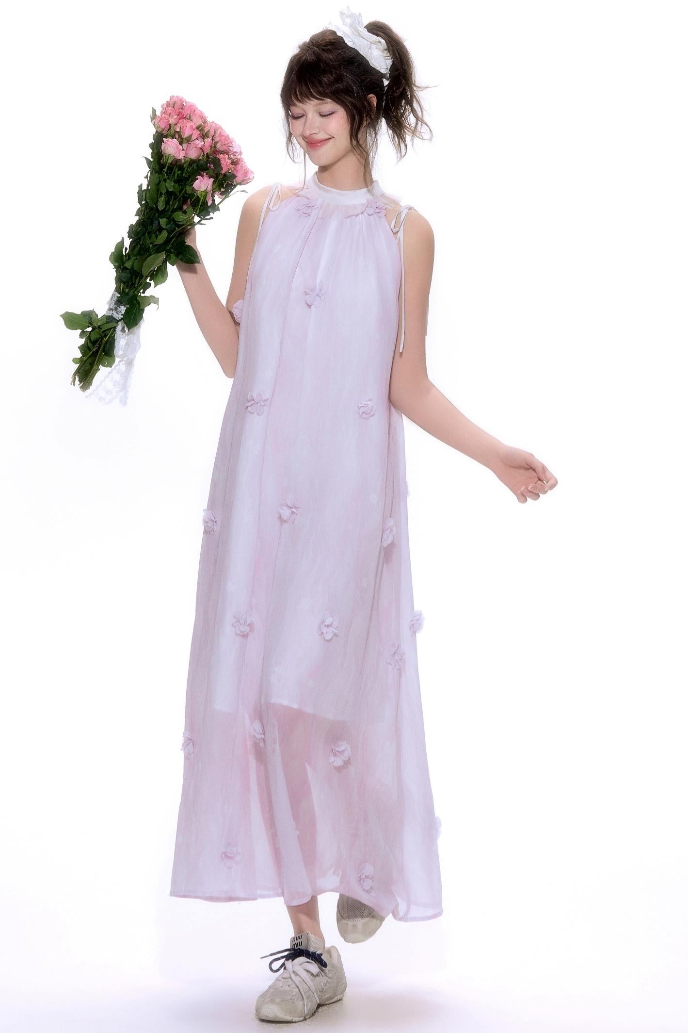 Floral Fairy Chiffon Dress