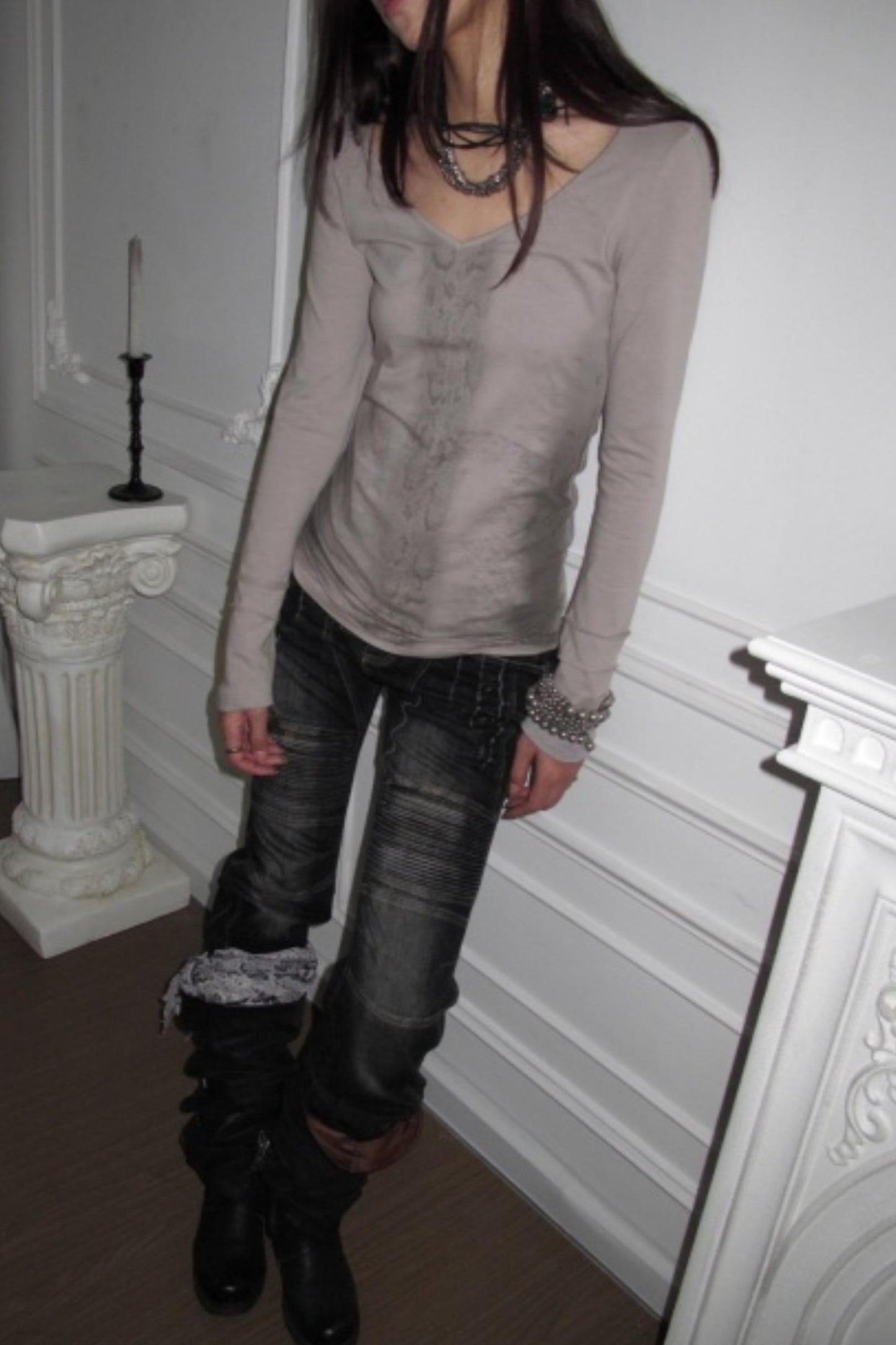 Snake Skin Angel Slim Top