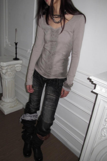 Snake Skin Angel Slim Top