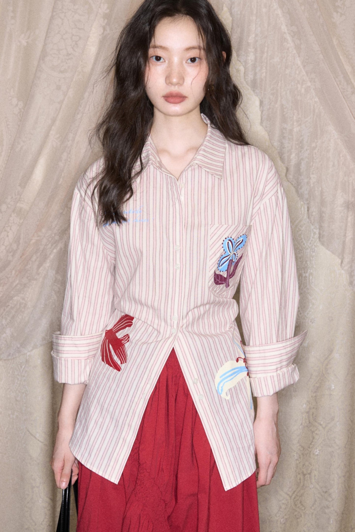 Flying Lily Striped Shirt