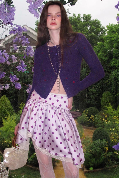 Sweet Retro Crew Neck Cardigan