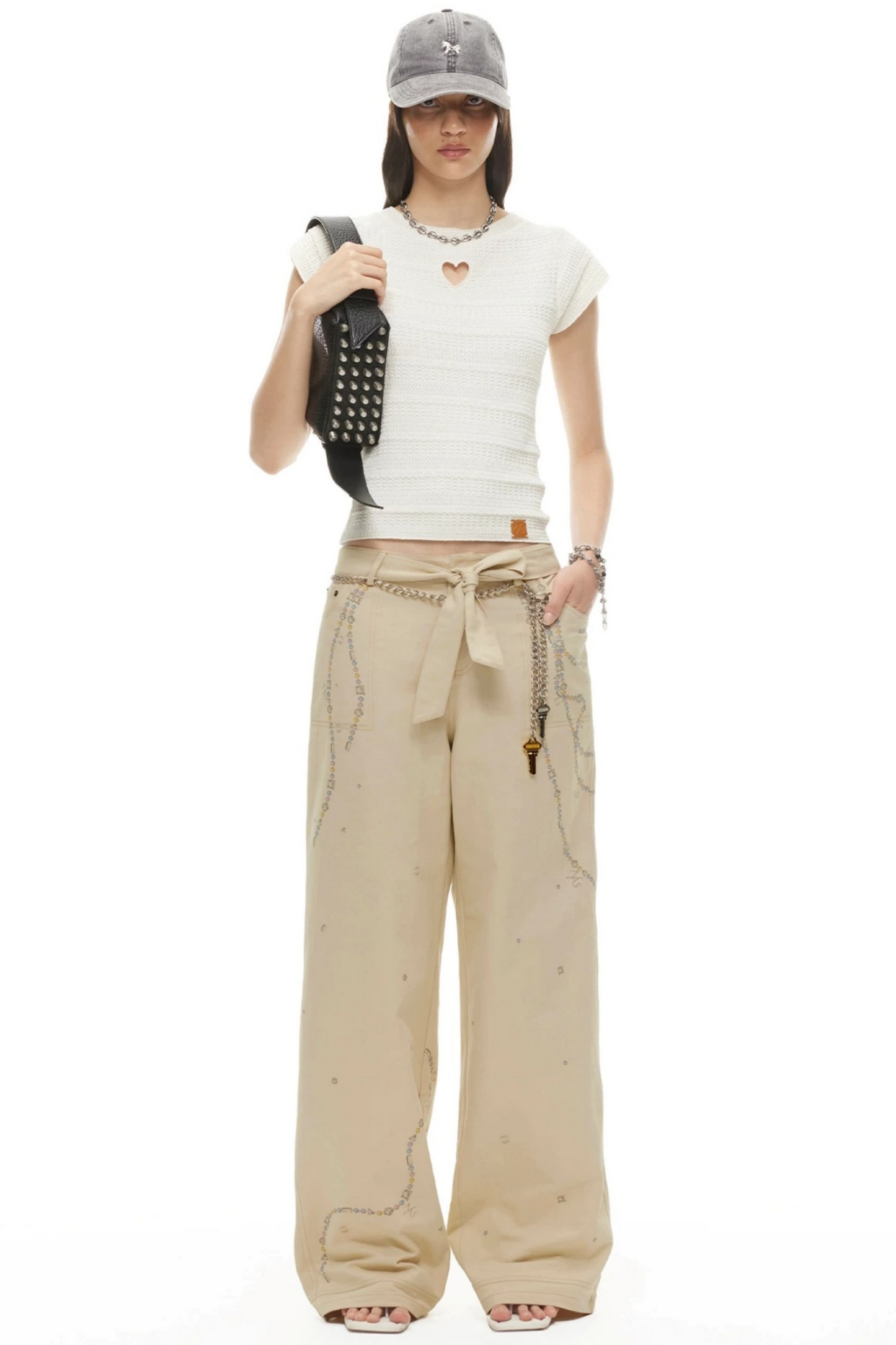 Heartbeat Linen Flutter Sleeve Top