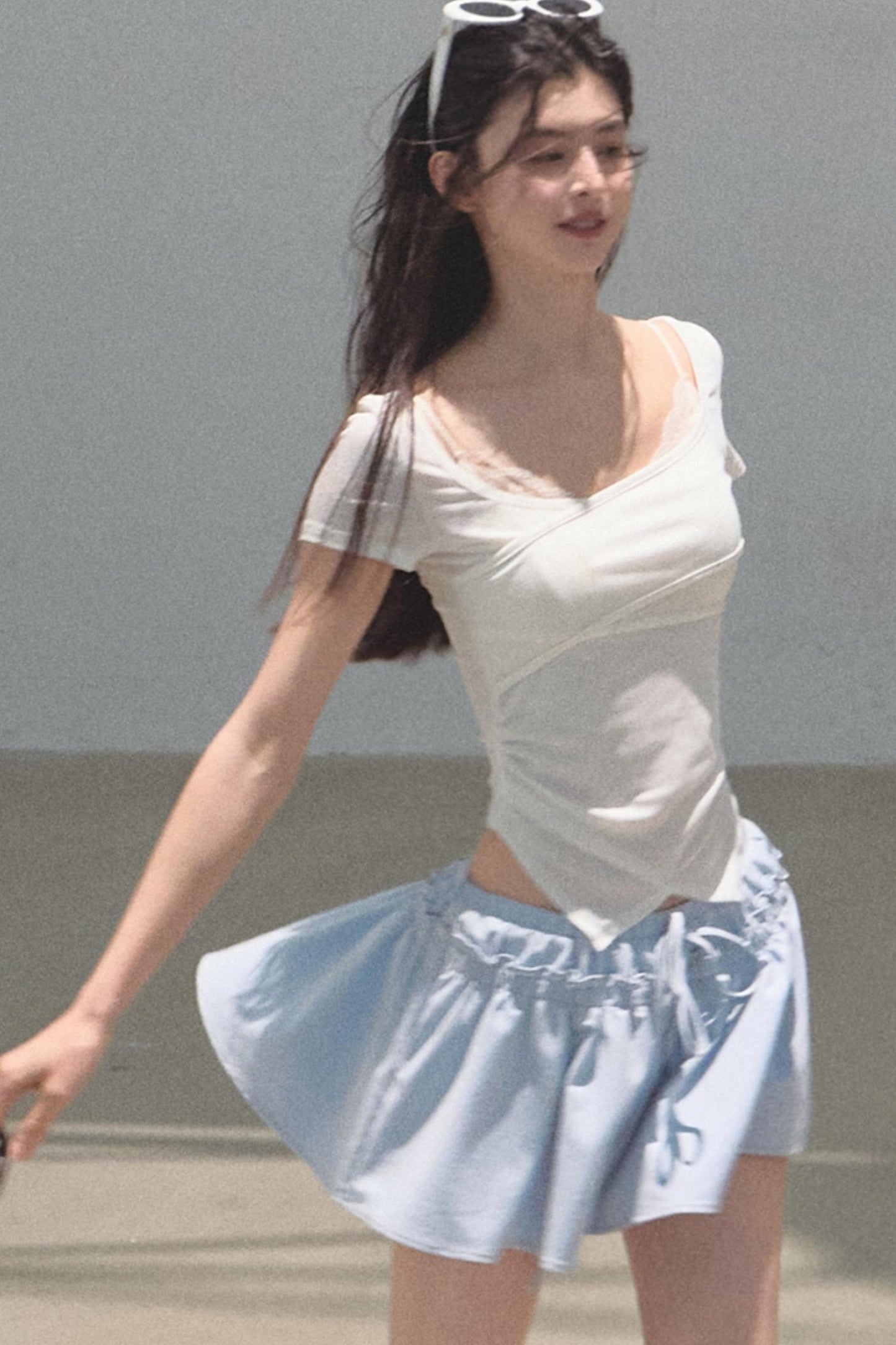 Dewy Square Neck T-Shirt