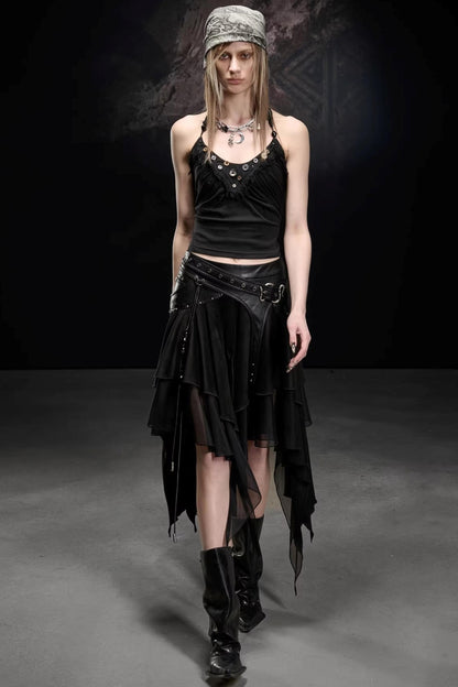 Nomadic Fringe Beaded Top