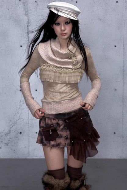 Vintage Retro Wool Knit Sweater