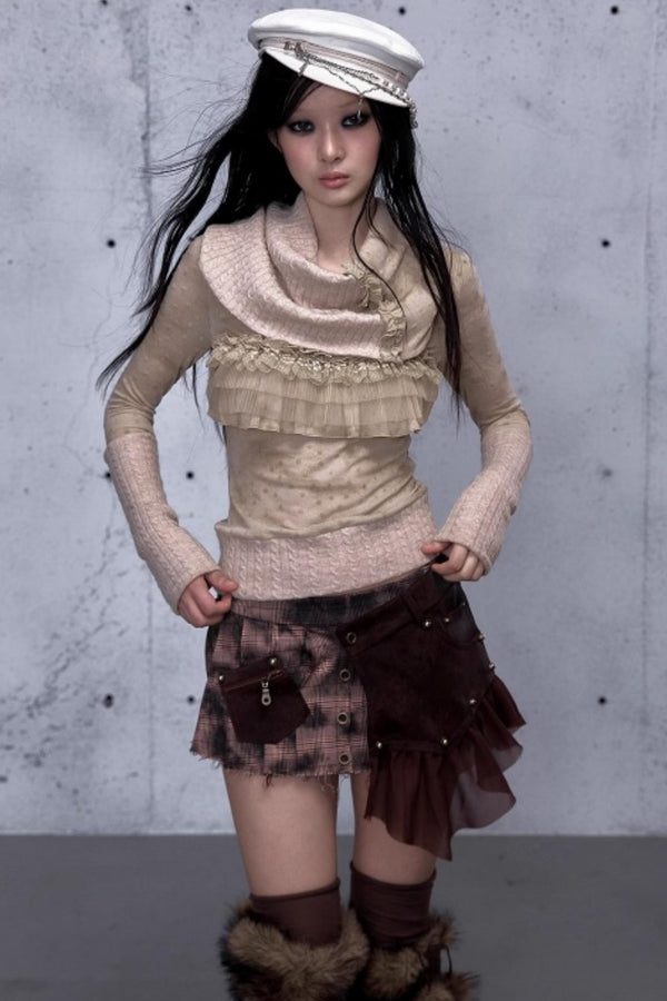 Vintage Retro Wool Knit Sweater