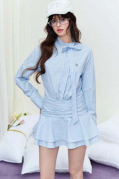 Spring Lace-Up Dress