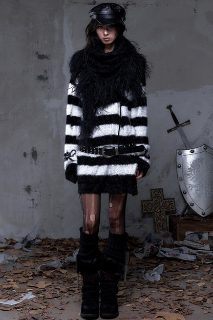 Vintage Fringe Triangle Scarf