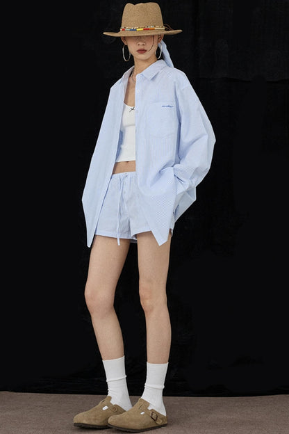 Striped Spring Shorts