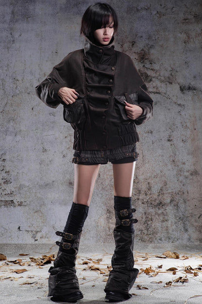 Original Retro Heavy Buckle Flight Jacket