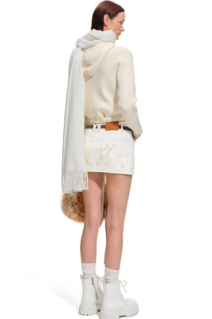 Polar Denim Twill Skirt