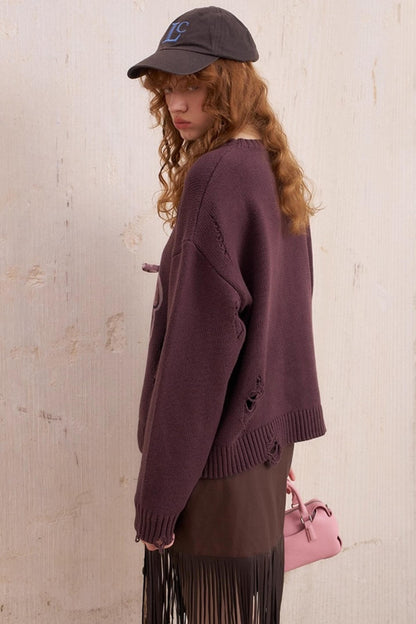 Bear Knitted Sweater