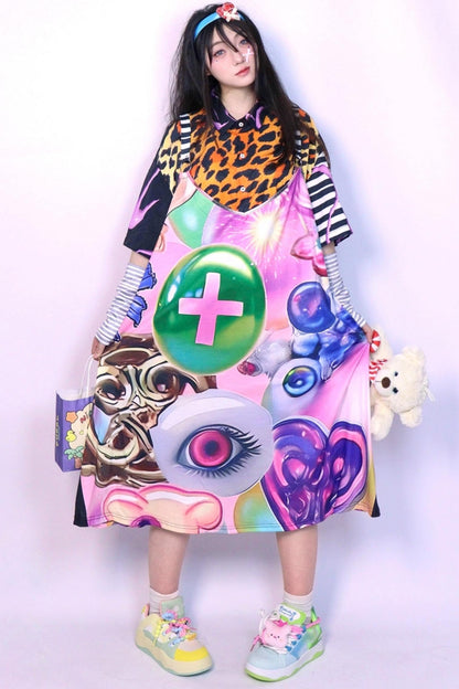 Leopard Gal Short-Sleeved Shirt