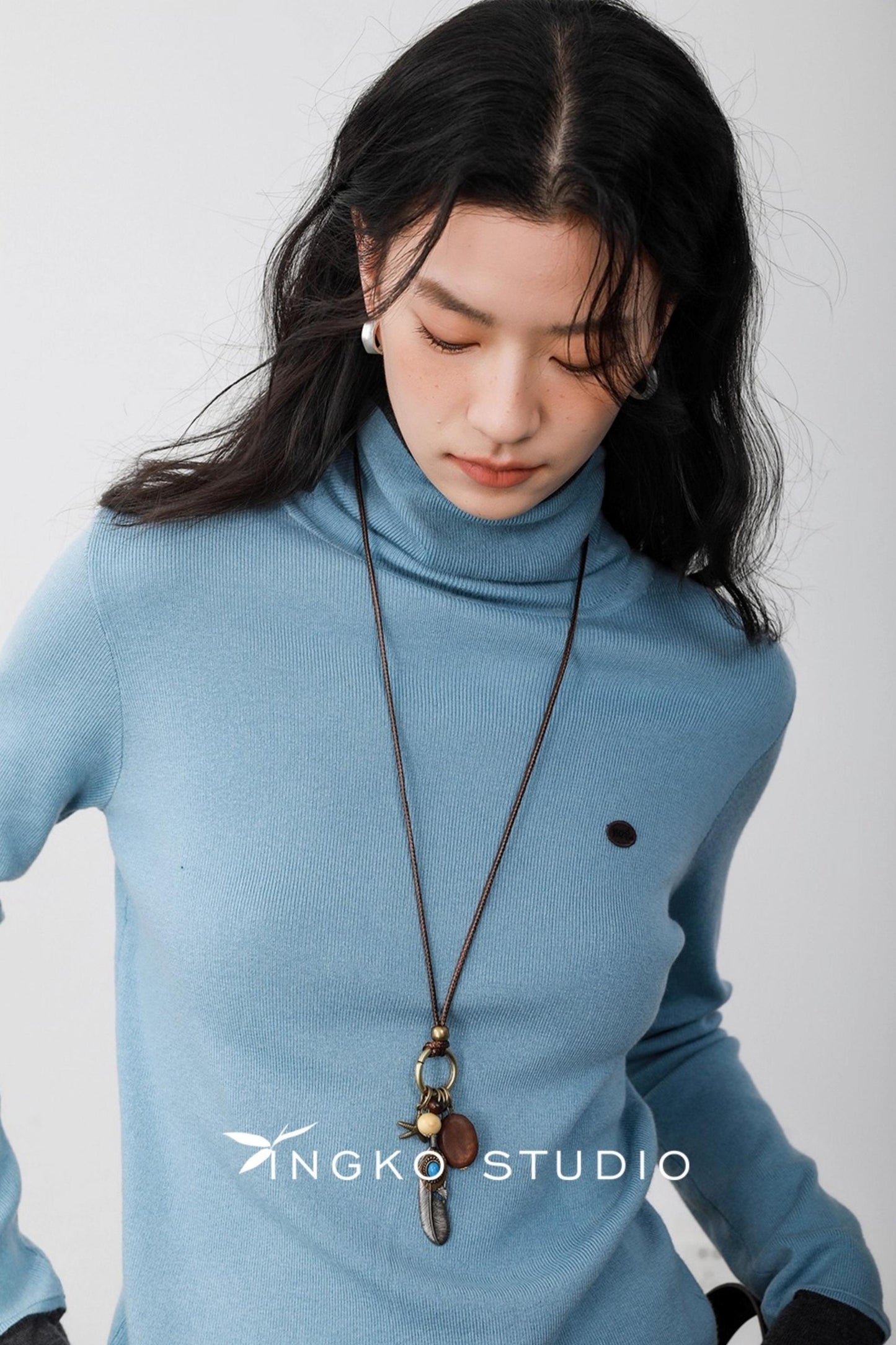 Haze Blue Two-Piece Sweater