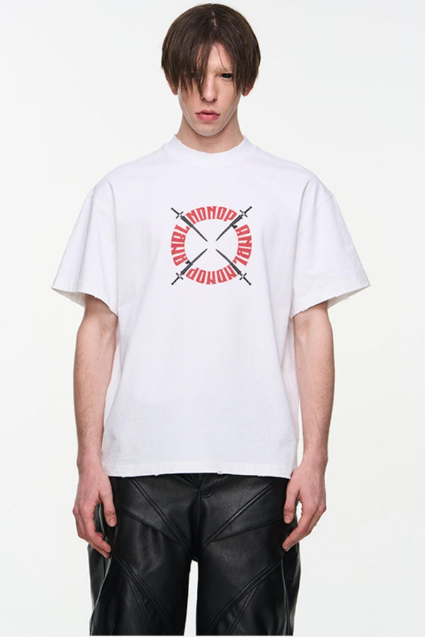 Washed Houken Loose Tee