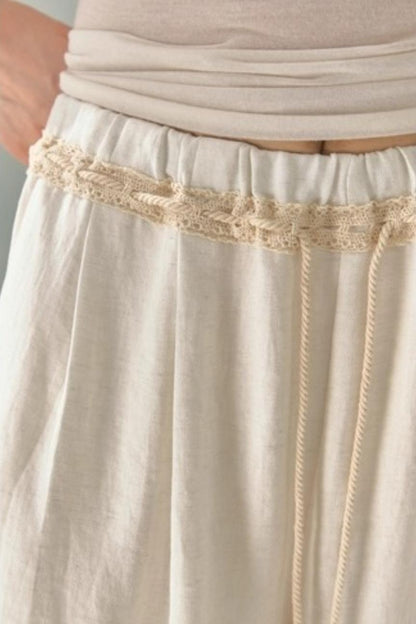 Morning Dew Tulip Tencel Linen Strappy Set-Up