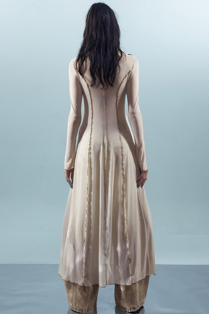 Dreams Beaded Mesh Cardigan