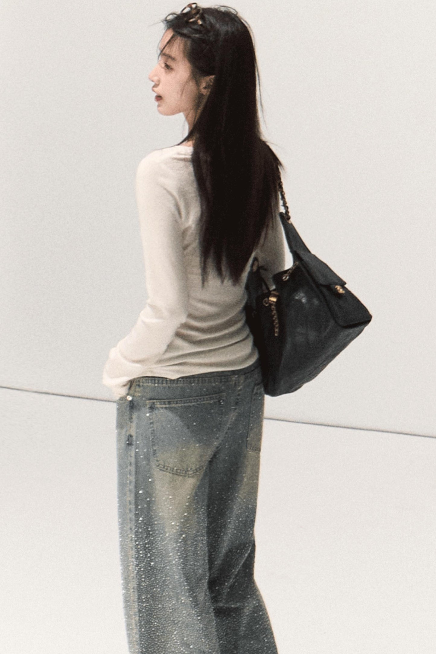 Skin Emotion Long-Sleeved Knitted Sweater