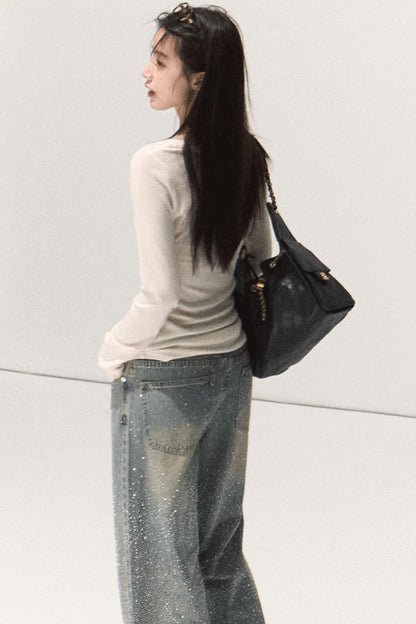 Skin Emotion Long-Sleeved Knitted Sweater