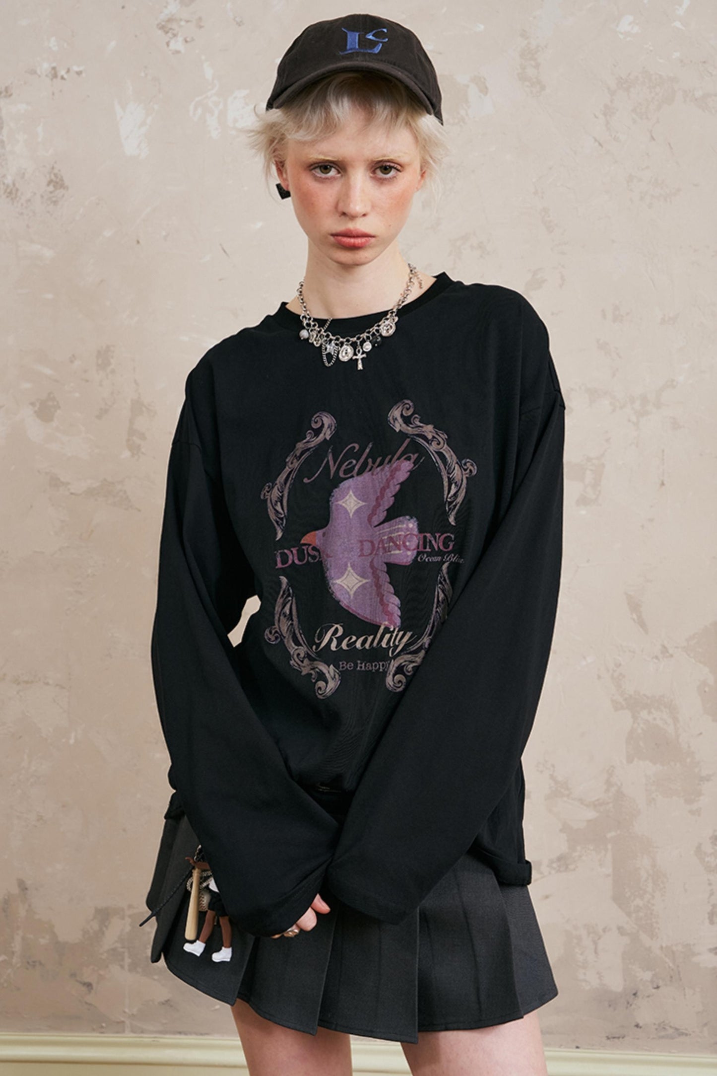 Hien Print Long T-Shirt