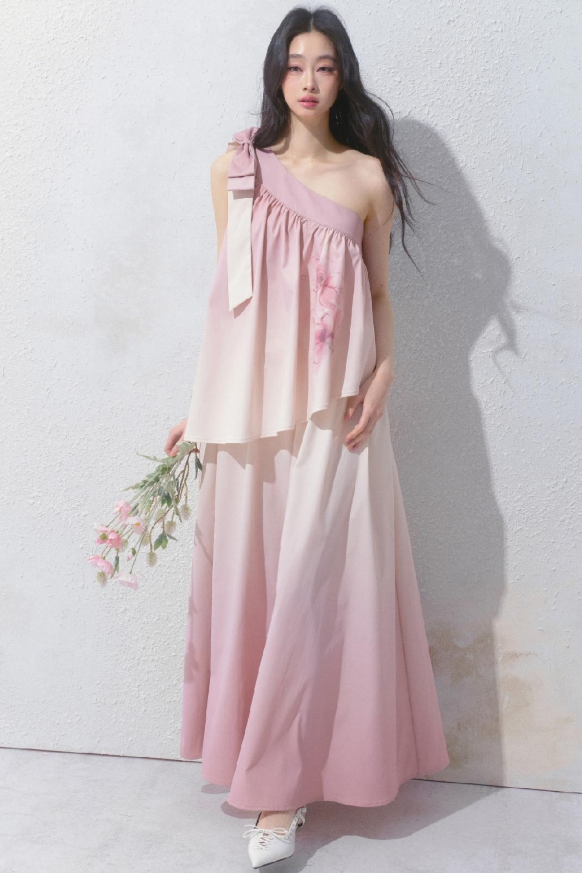 Spring Blossom Tea Dress