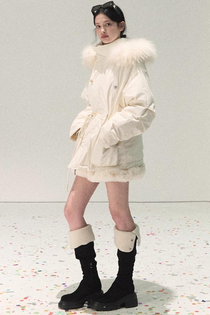 Snowfall Lace Knit Dress