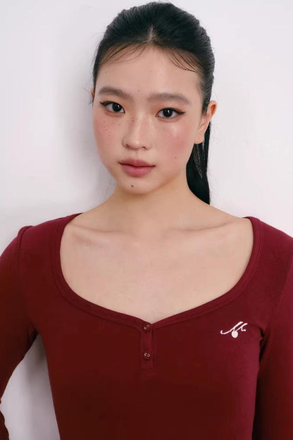 Spring in Seoul V-Neck Top