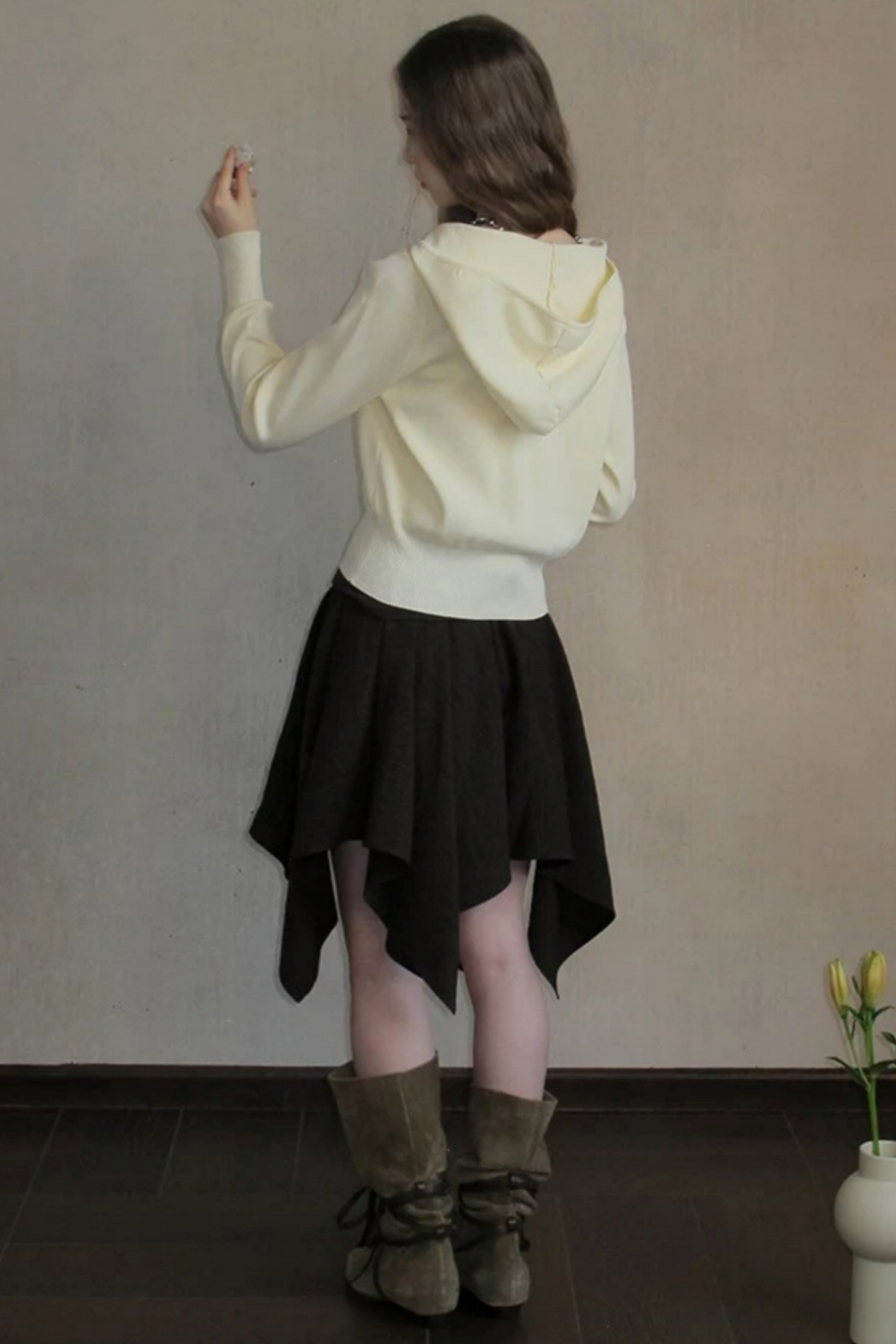 Poetic Rococo Asymmetrical Skirt