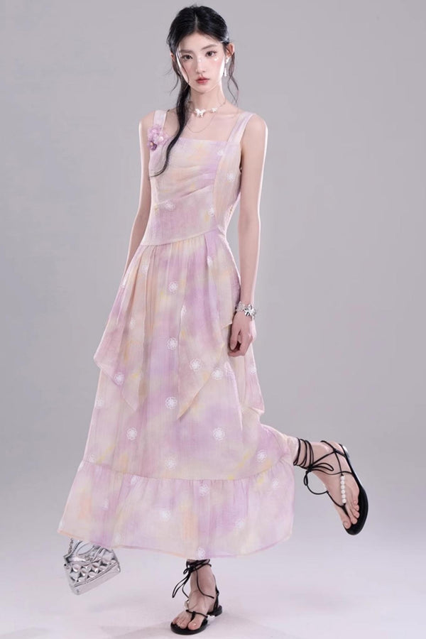 Monet Floral Sleeveless Dress