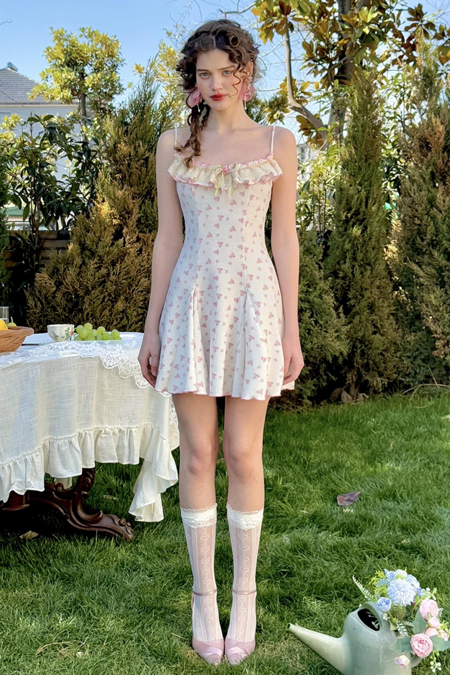 SeLace Rose Cardigan Dress Set-Up