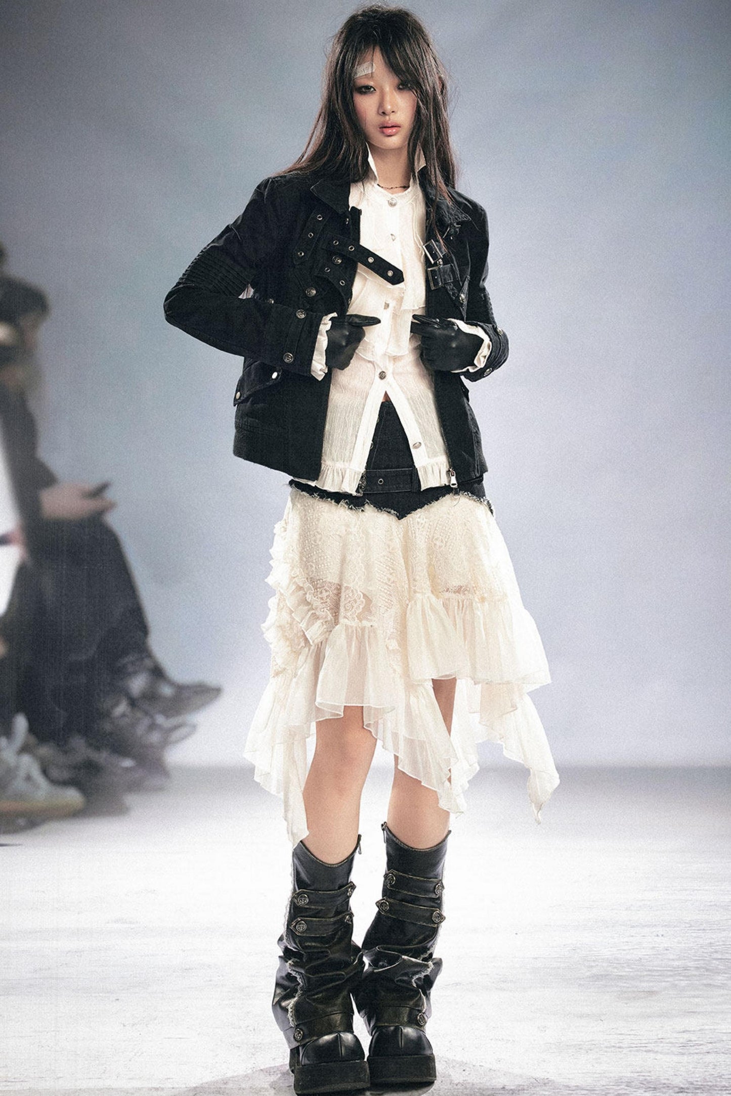 Undercurrent Romantic Ruffled Shirt