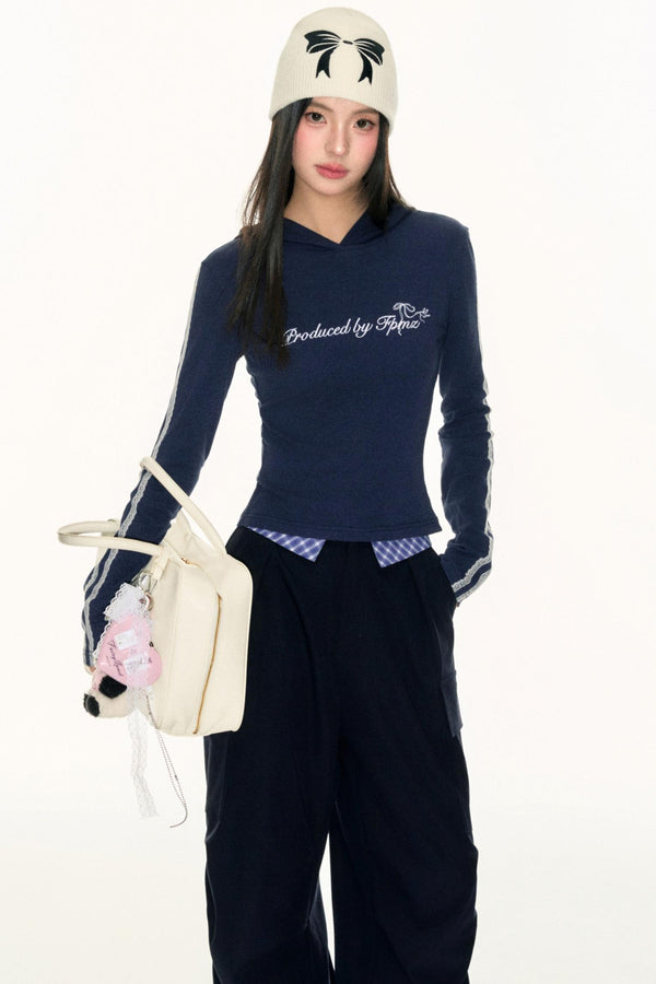 Denim Lace Jacket And BaseTop