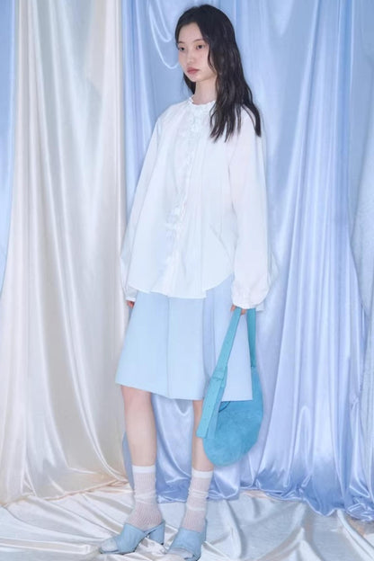 Elegant Pleated Midi Skirt