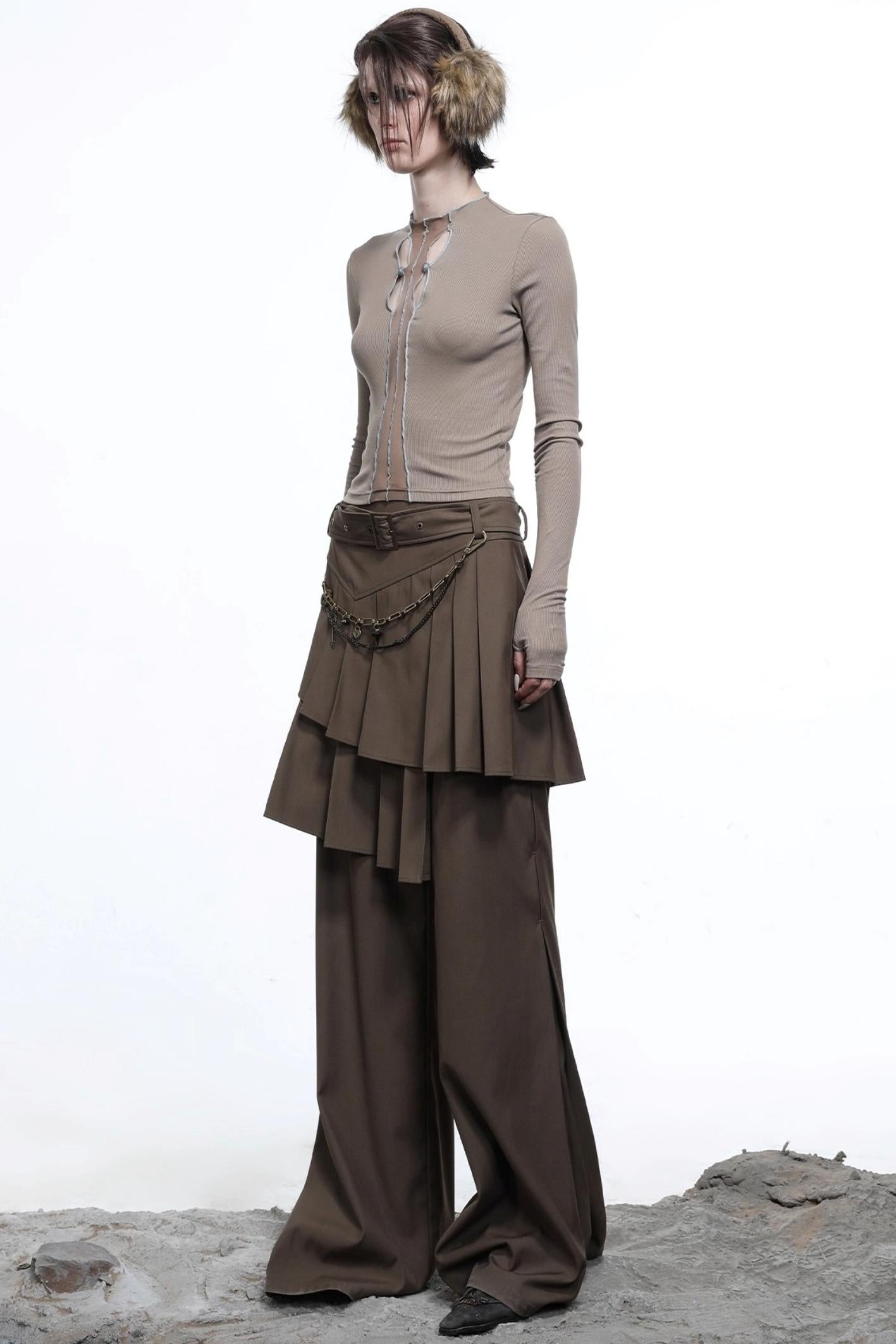 High Stretch Slim-Fit Mesh Top