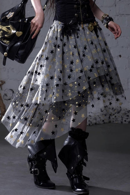 Dreamy Mesh Bustier Gown Dress