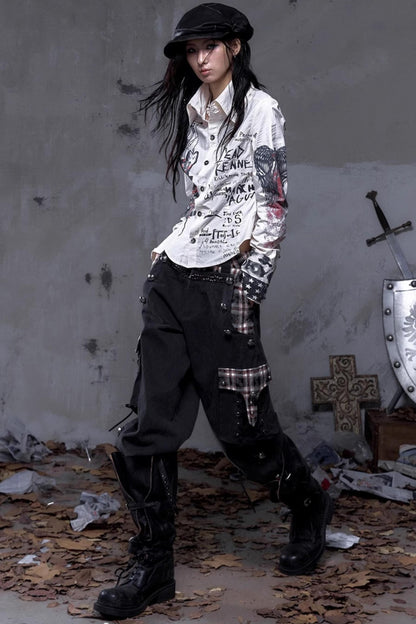 Vintage Rebel Slim Fit Long Sleeve Shirt