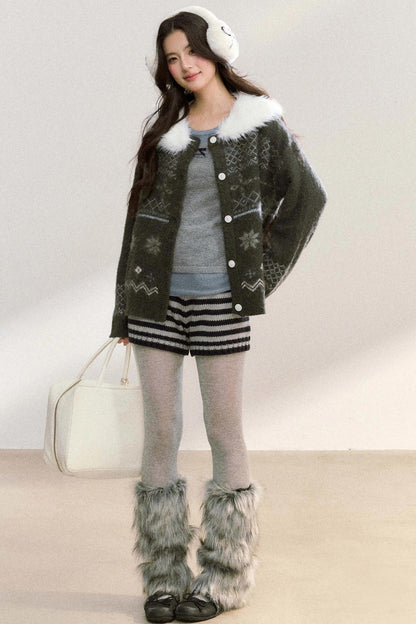 Detachable Knitted Sweater Jacket