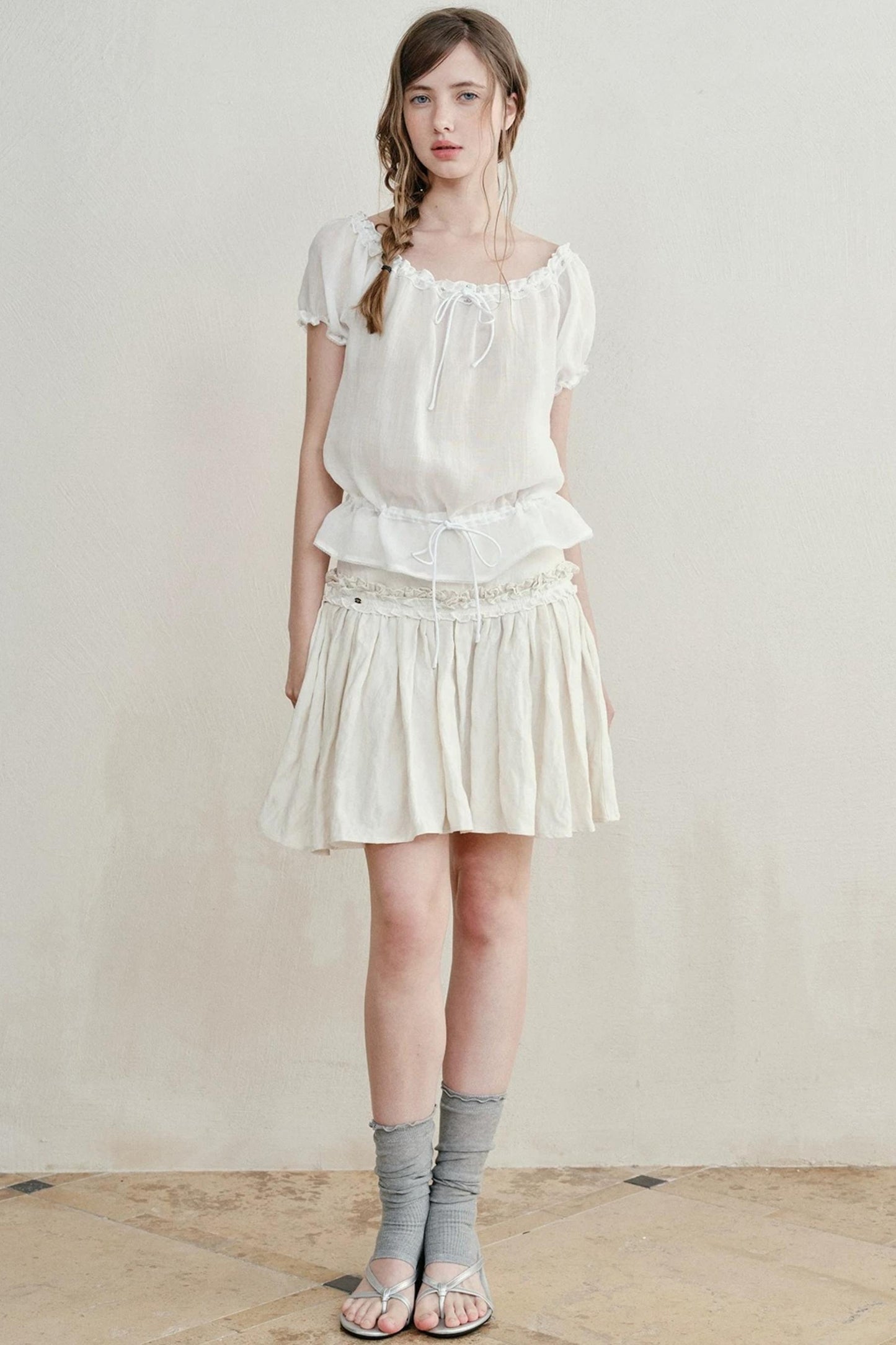 Sweet Lace Ramie Top