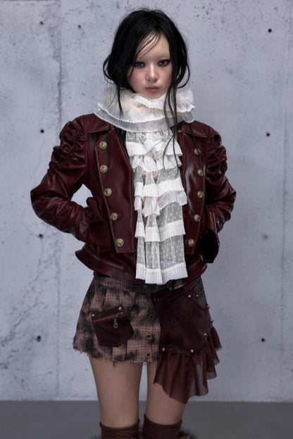 Romantic Lace Layered Scarf