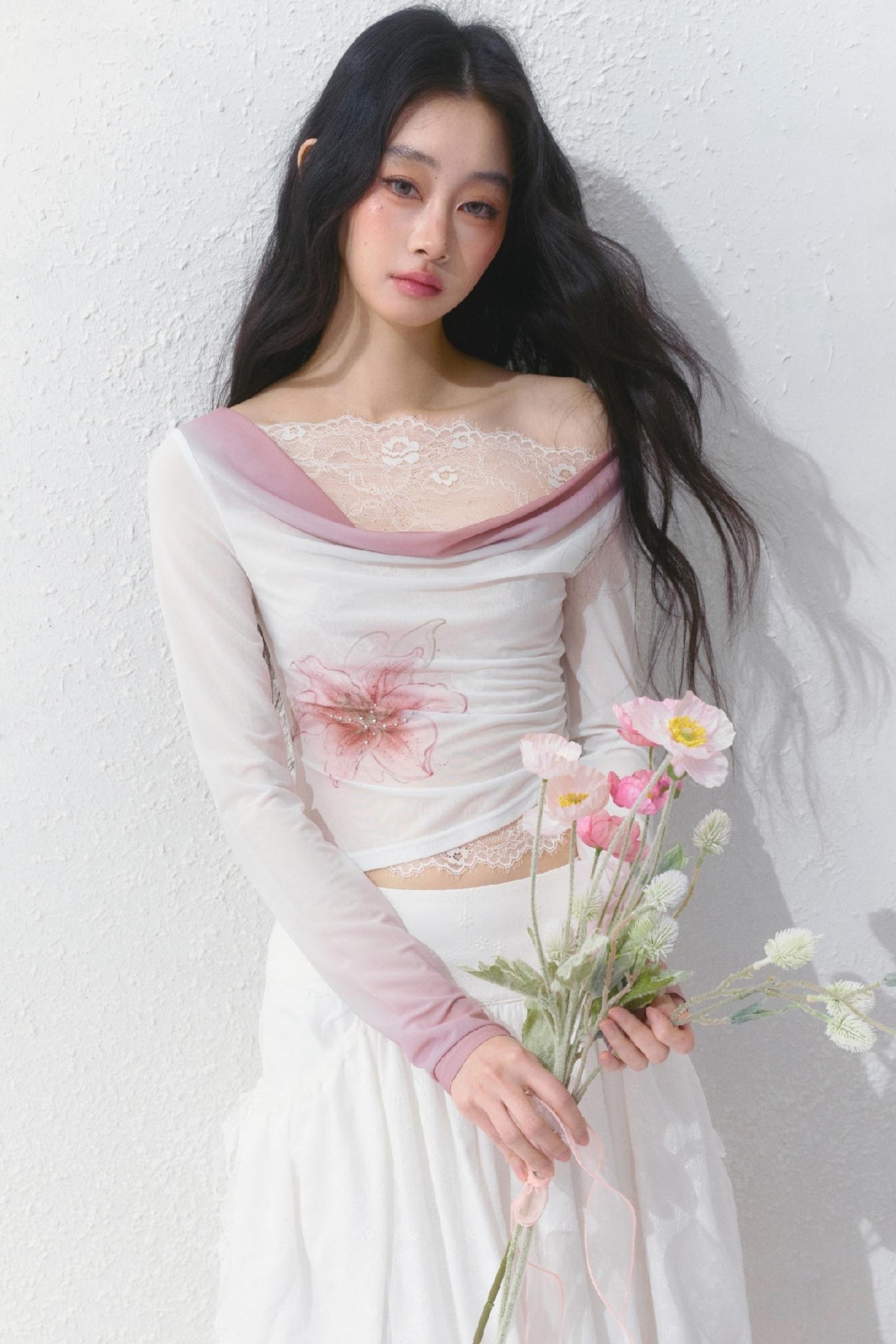 Romantic Lace Patchwork Tee