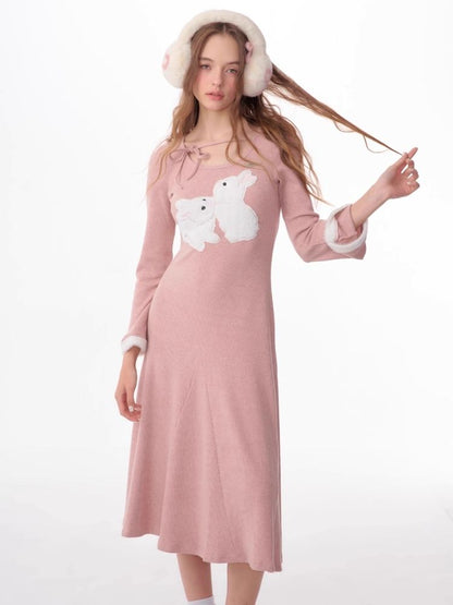 Knit Long Sleeve Bottom Dress