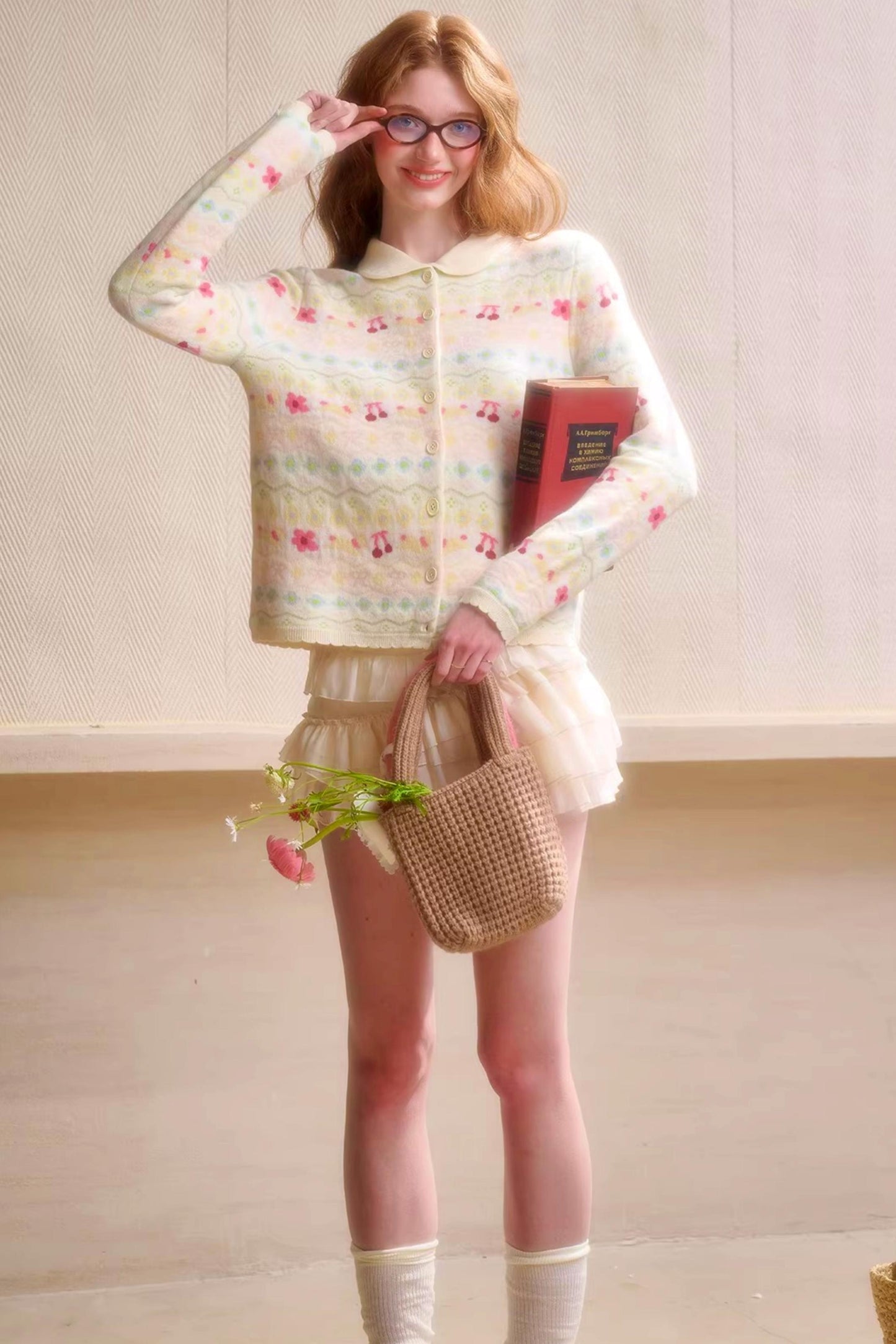 Rainbow Fair Isle Cozy Cardigan