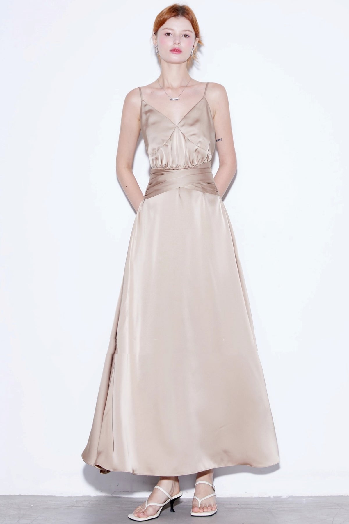 Green Vintage Resort Dress