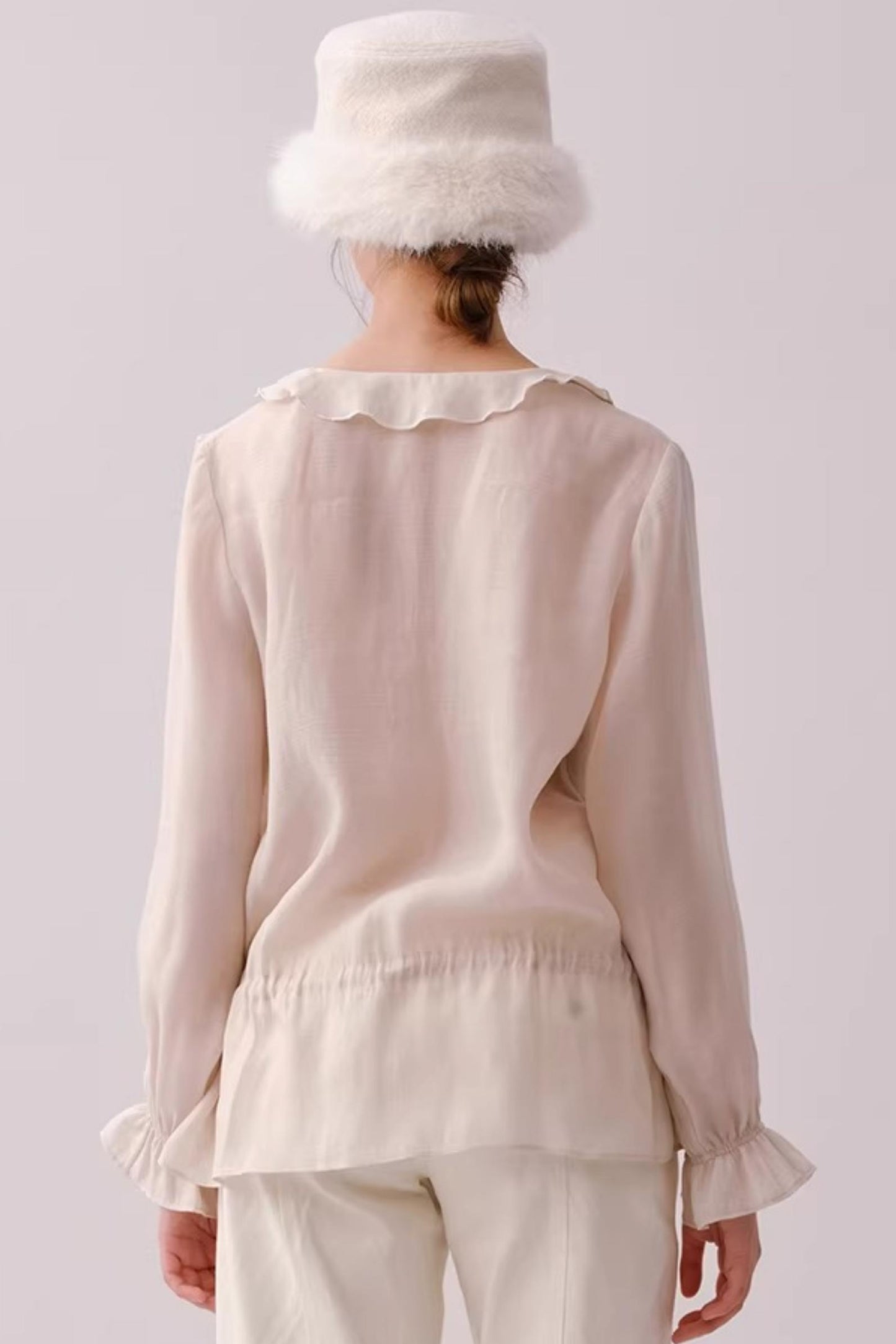 Reversible Faux Fur Beret Hat