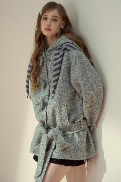 Collegiate Style Sheep Wool Jacket