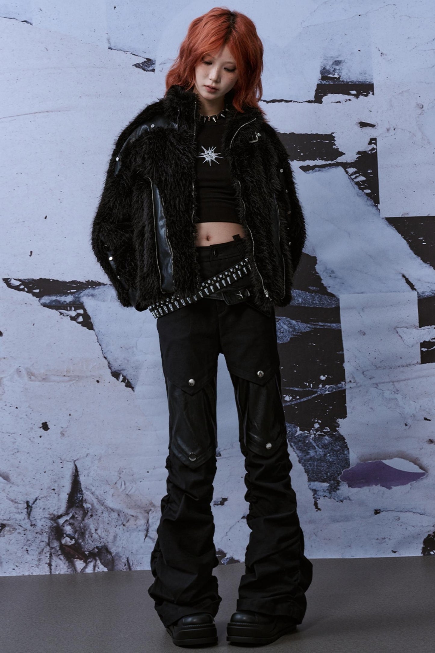 Street Style Patchwork Jeans