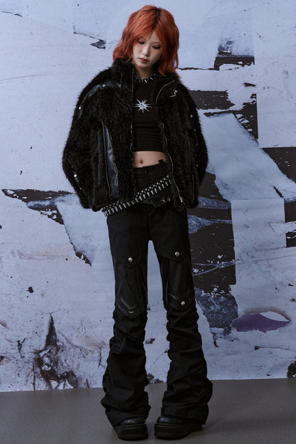 Street Style Patchwork Jeans